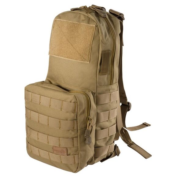 Airsoftowy plecak hydratacyjny Lancer Tactical MOLLE, tan