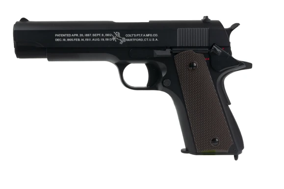 Pistolet airsoftowy Cybergun Colt 1911 AEP Mosfet Metal Slide kal. 6 mm BB, czarny