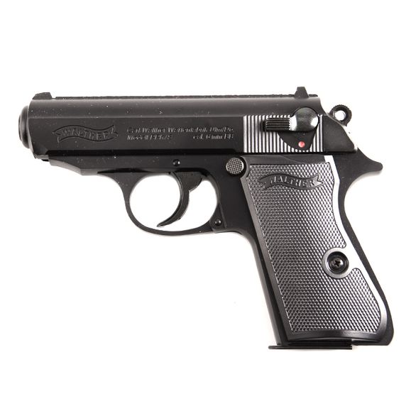 Pistolet airsoft Walther PPK/S, czarny Metal Slide ASG