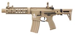 Airsoftowy pistolet maszynowy Lancer Tactical LT - 15 M4 Gen2 PDW - S Combo, AEG tan