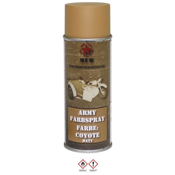 Spray wojskowy MFH 400 ml, kolor Coyote