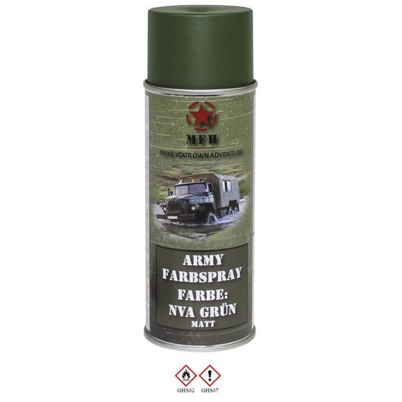 Spray wojskowy MFH 400 ml, kolor NVA