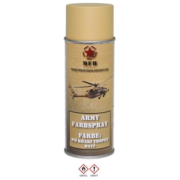 Spray wojskowy MFH 400 ml, kolor WH Khaki