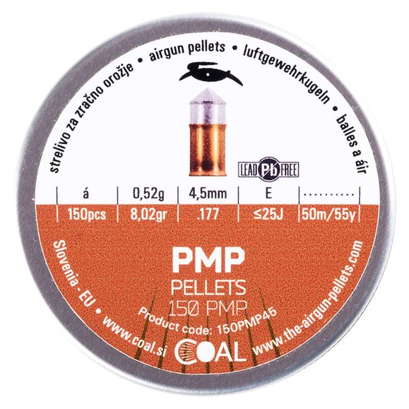 Śrut Diabolo PMP 150, kal. 4,5 mm, 150 szt.