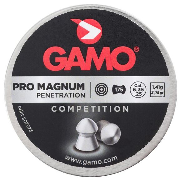 Śrut diabolo Gamo Pro Magnum kal. 6,35 mm, 175 szt.