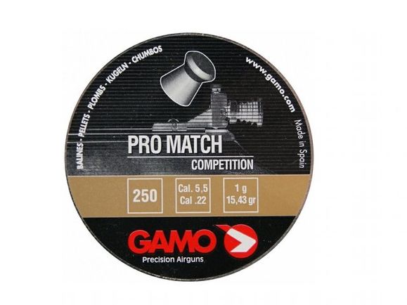 Śrut Gamo Pro Match, 250 szt., kal. 5,5 mm