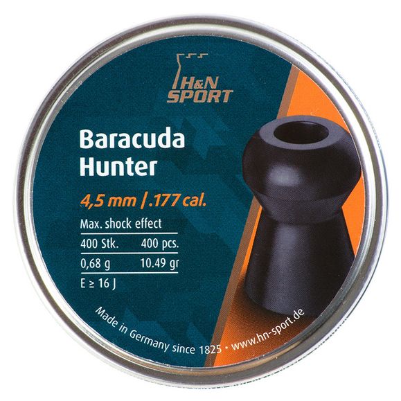 Śrut Diabolo HN Baracuda Hunter, kal. 4,5 mm, 400 szt.