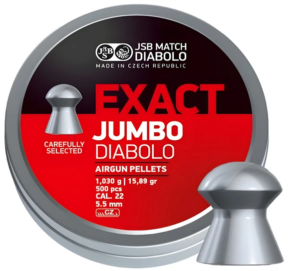 Śrut JSB Exact Jumbo, kal. 5,50 mm (.22), 500 stz.