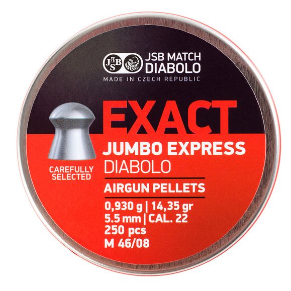 Śrut Diabolo JSB Jumbo Exact express, kal. 5,52 mm, 250 szt.