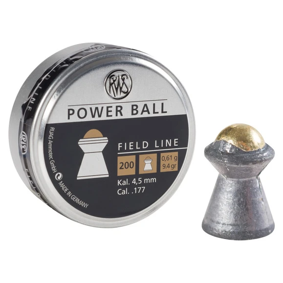 Śrut Diabolo RWS Power Ball, kal. 4,5 mm, 0,61 g.