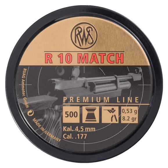 Śrut Diabolo RWS R 10 Match, kal. 4,5 mm, 0,53 g
