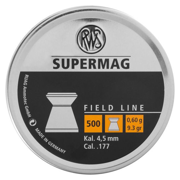Śrut Diabolo RWS Supermag, kal. 4,5 mm, 0,60 g
