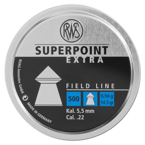 Śrut Diabolo RWS Superpoint extra, kal. 5,5 mm, 0,94 g