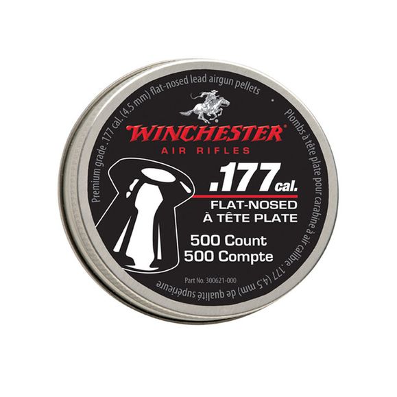 Śrut Diabolo Winchester Flat Nosed, kal. 4,5 mm, 500 szt.