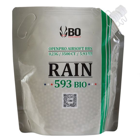 Kulki BB 6 mm, B.O. Rain 0,23 g, 3500 szt. BIO