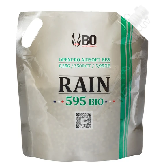 Kulki BB 6 mm, B.O. Rain 0,25 g, 3500 szt. BIO