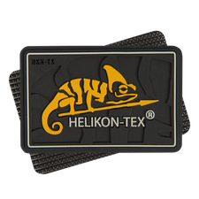 Naszywka Helikon-Tex z logo Patch PVC, czarna