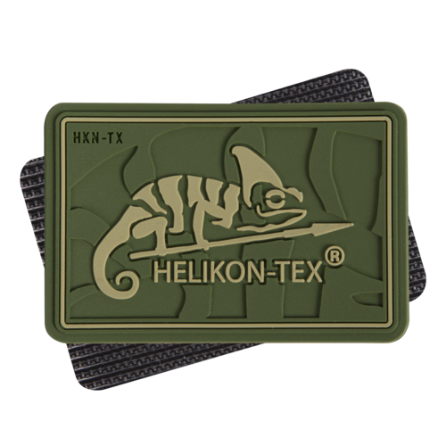 Naszywka Helikon-Tex z logo Patch PVC, oliwkowa