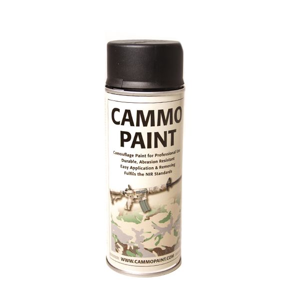 Kamufláž kolor Cammo paint czarny, 400 ml