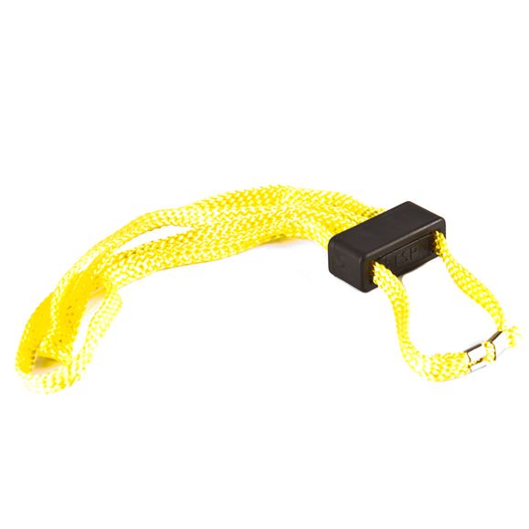 Tekstylne kajdanki jednorazowe, żółte HT-01-Y