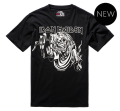 Koszulka Brandit Iron Maiden Eddy Glow, color czarny