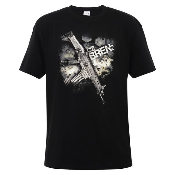 Koszulka CZ Bren, kolor czarny XL
