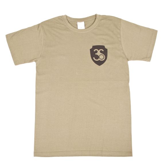 Koszulka z krótkim rękawem, kolor oliwkowy, czarne logo