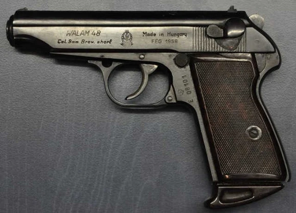 Dezaktywowana pistolet Fég Valam 48, kal. 9 mm Browning
